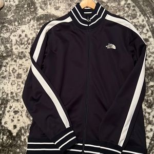 North face zip up sweatshirt light jacket